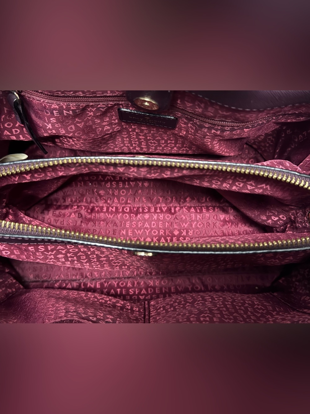 ♠️ KATE SPADE NEW YORK — Laurel Way Evangelie Satchel in "Mulled Wine" ♠️ - Picture 7 of 8